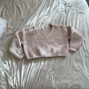 Women's cream Knit Sweater